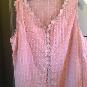 NWOT Woman’s blush pink top